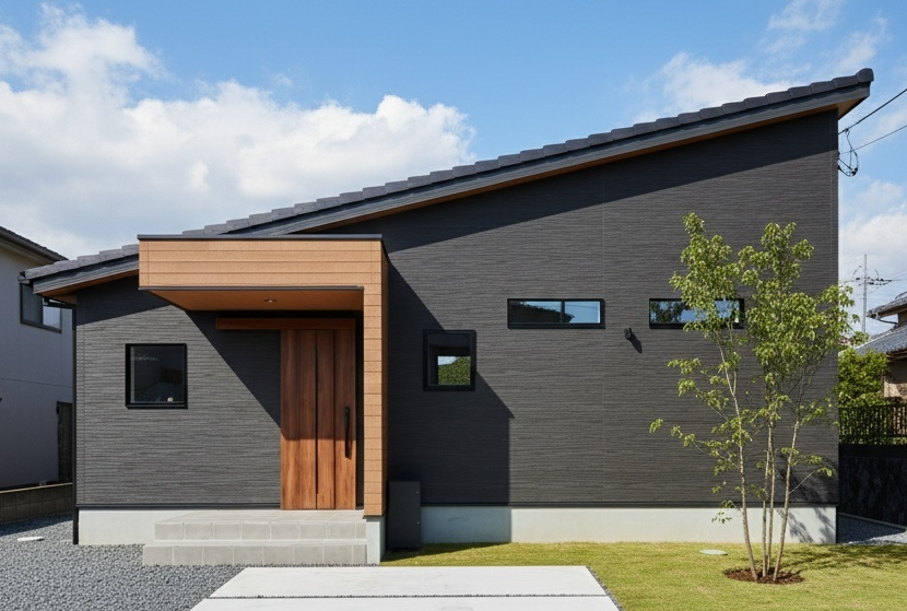 琥高い丘のあたたかな家